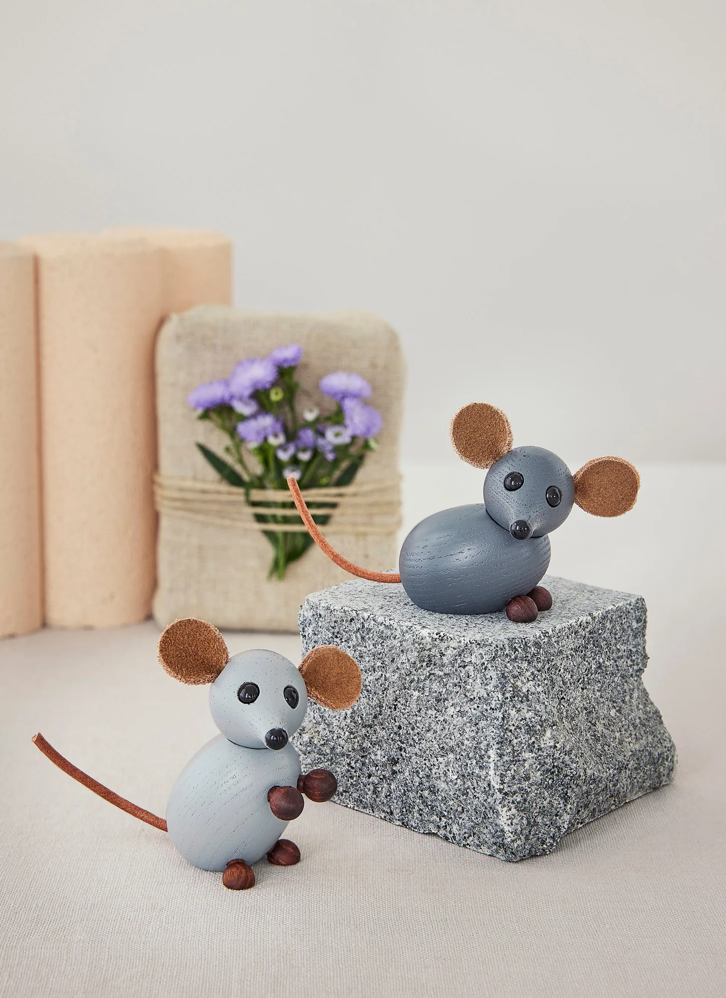 The house mouse decoratie 4,5 cm, Grijs Spring Copenhagen