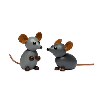 The house mouse decoratie 4,5 cm - Grijs - Spring Copenhagen