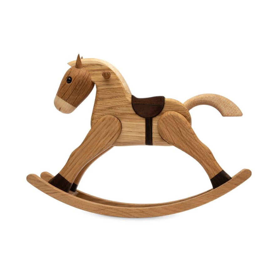 Spring Copenhagen The Rocking Horse decoratie 13,5 cm Eik, 13,5 cm