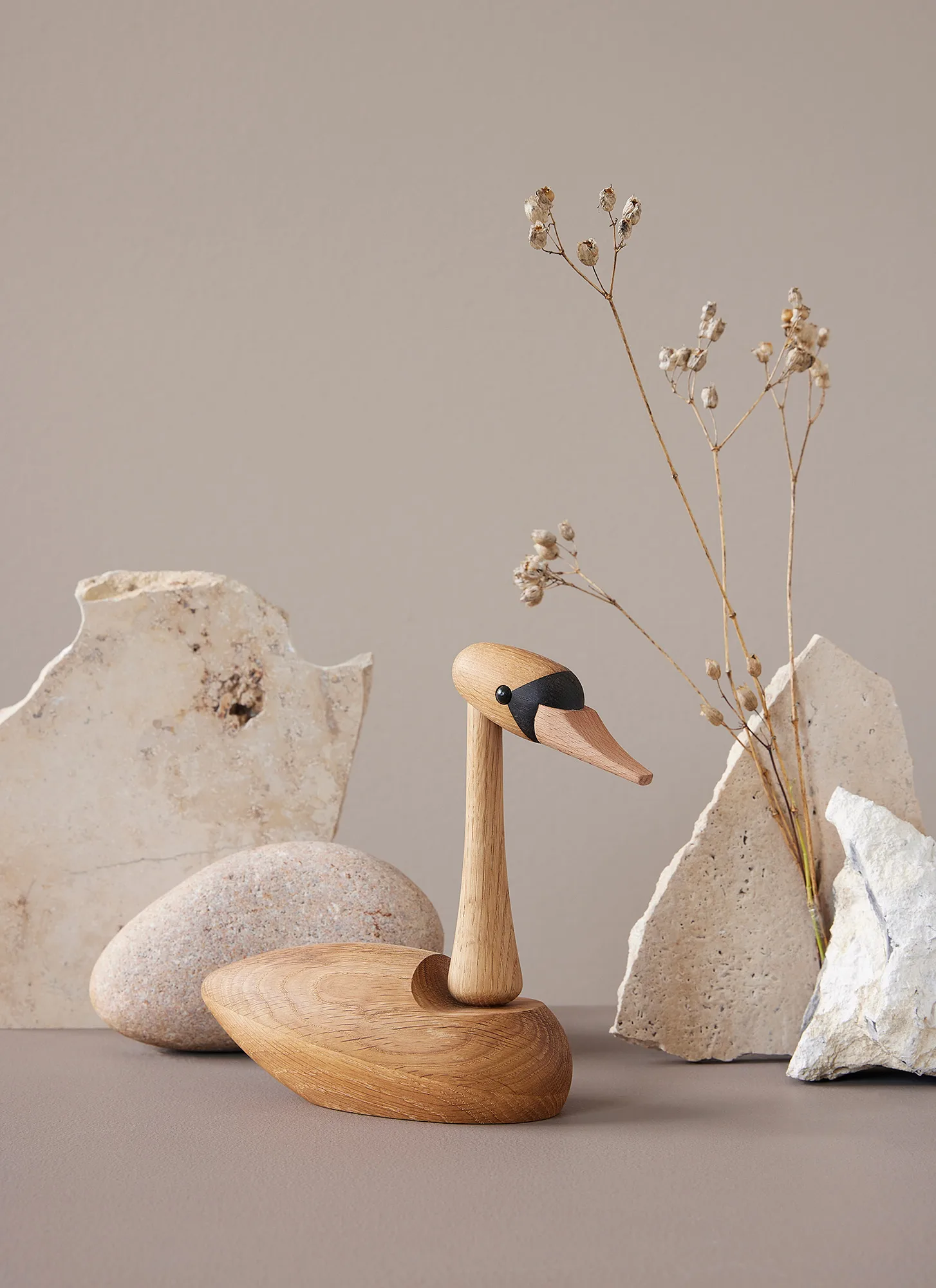 The Swan decoratie zwaan, Eikenhout Spring Copenhagen