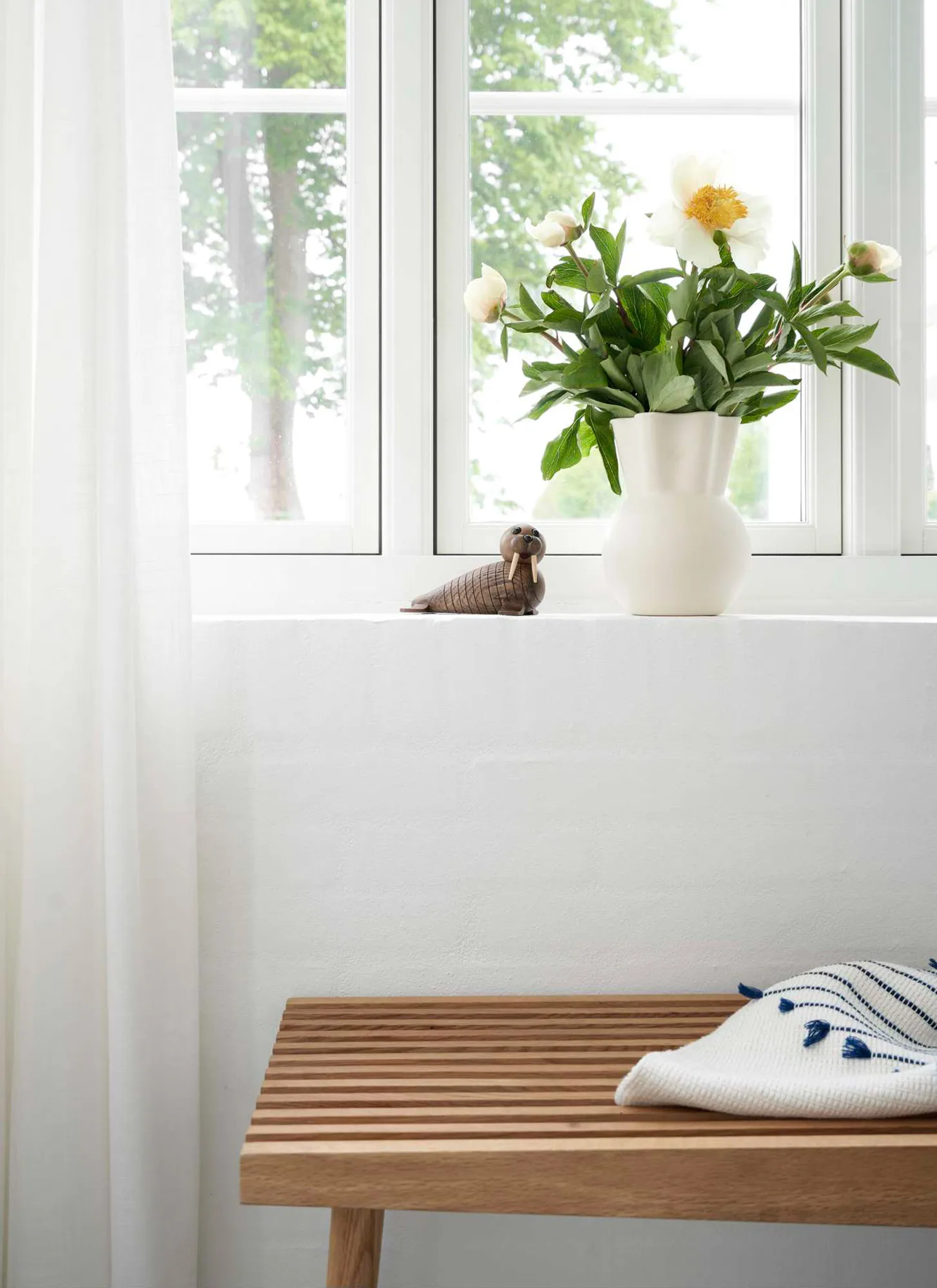 Wally decoratie walrus, Eikenhout Spring Copenhagen