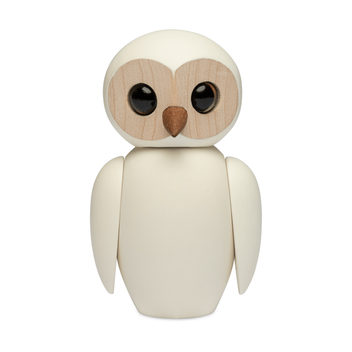 Wise uil decoratie 7 cm - Wit - Spring Copenhagen