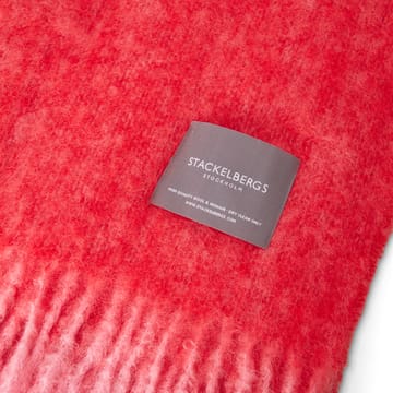 Mohair plaid - Pelagon & red melange - Stackelbergs