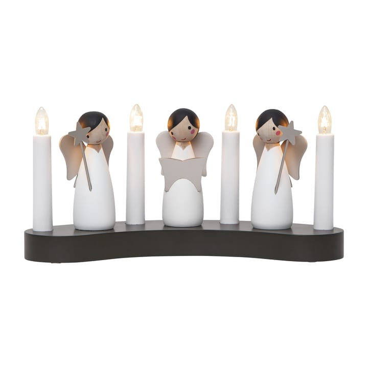 Angel choir adventskandelaar - Wit - Star Trading