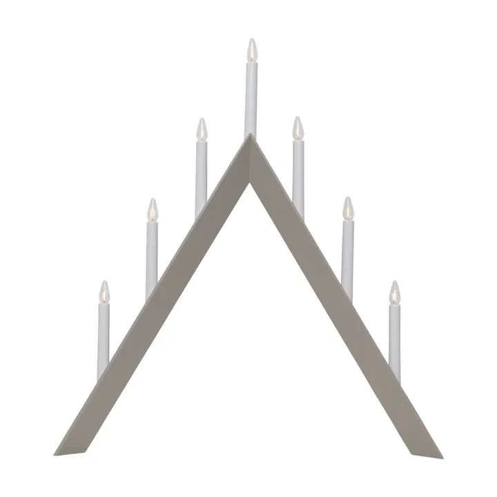 Arrow adventskandelaar 64,5 cm - Beige - Star Trading