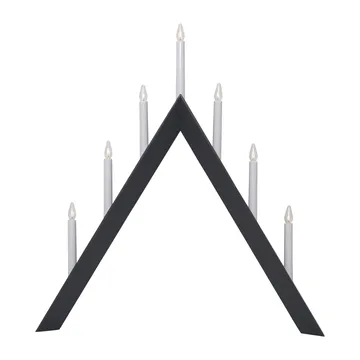 Arrow adventskandelaar 64,5 cm - Grijs - Star Trading