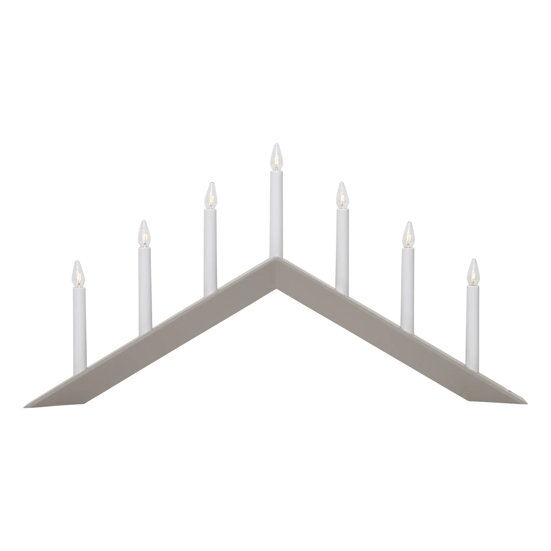 Arrow kandelaar 36 cm, Beige Star Trading