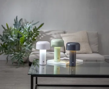 Bobby tafellamp draagbaar - Grijs - Star Trading