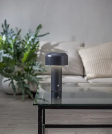 Bobby tafellamp draagbaar - Grijs - Star Trading