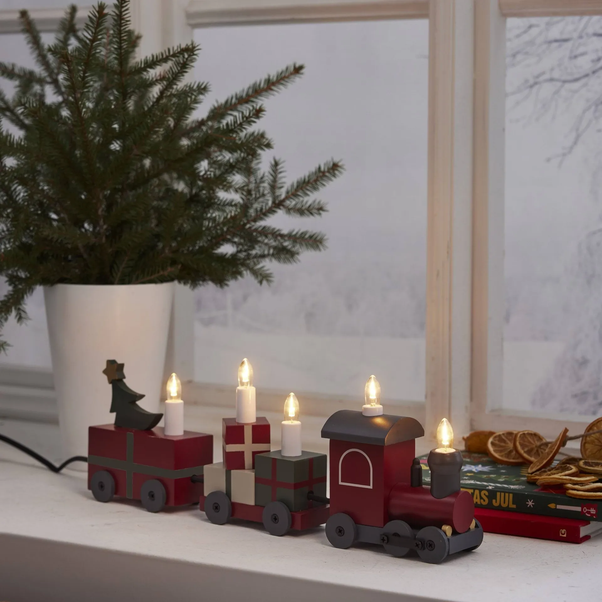 Christmas train adventskandelaar, Multi Star Trading