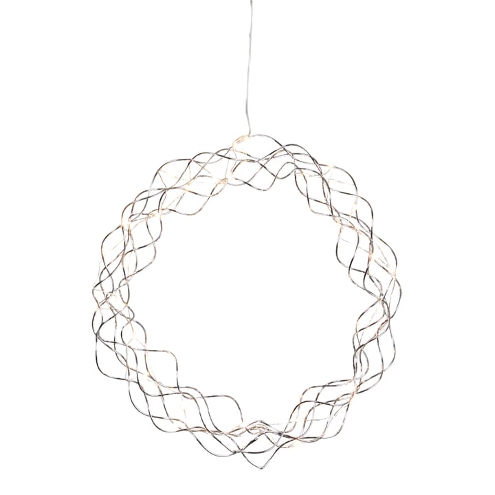 nemen inspanning boter Curly krans met LED-licht 30 cm. van Star Trading - NordicNest.nl