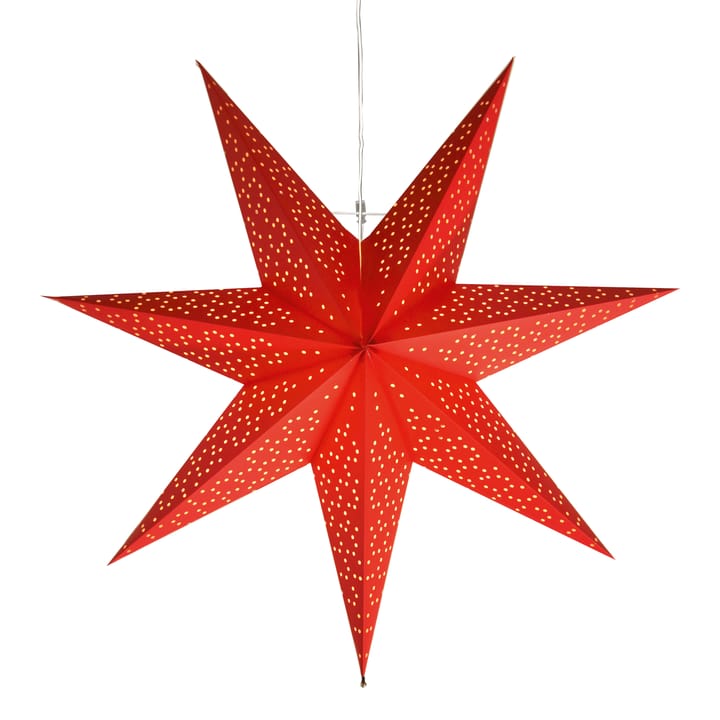 Dot adventsster 54 cm - Rood - Star Trading