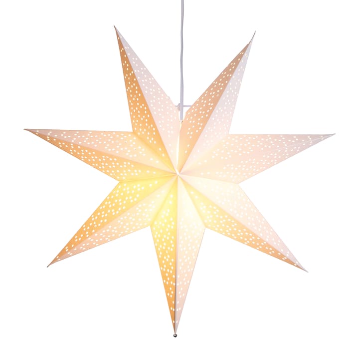 Dot adventsster 54 cm - Wit - Star Trading
