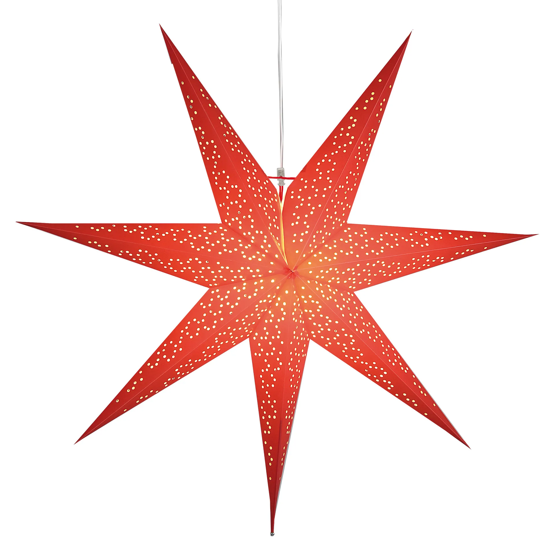 Dot adventsster 70 cm, Rood Star Trading