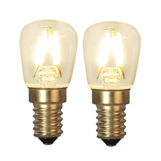 E14 LED soft glow 2-pack - 2,6 cm. - 2100K - Star Trading