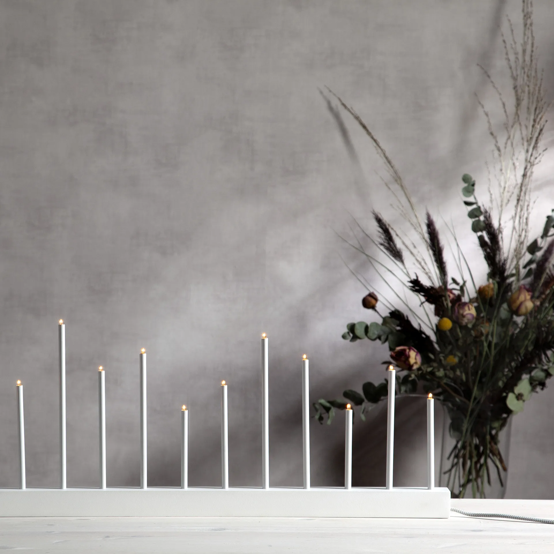 Echo adventskandelaar, Wit Star Trading