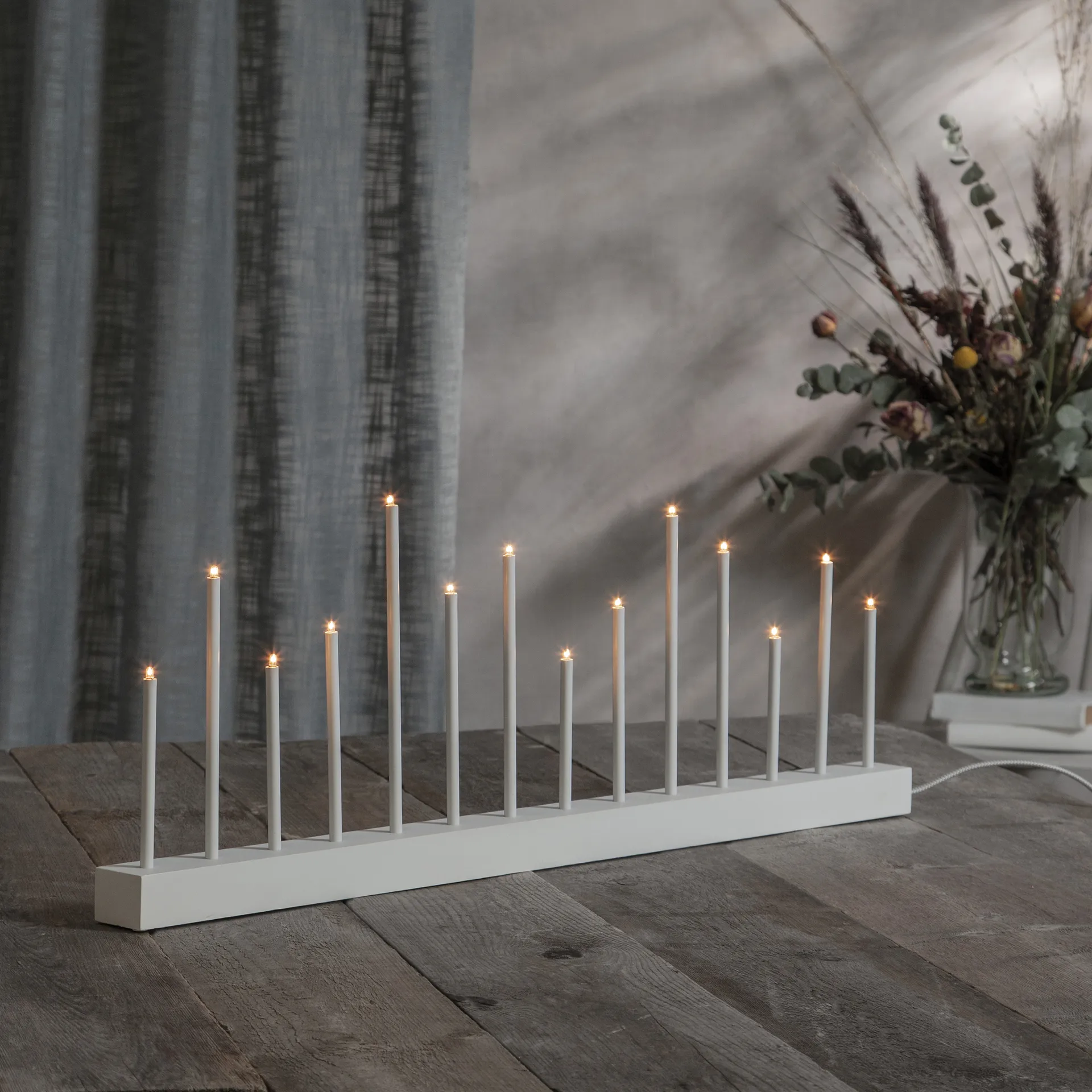 Echo adventskandelaar, Wit Star Trading