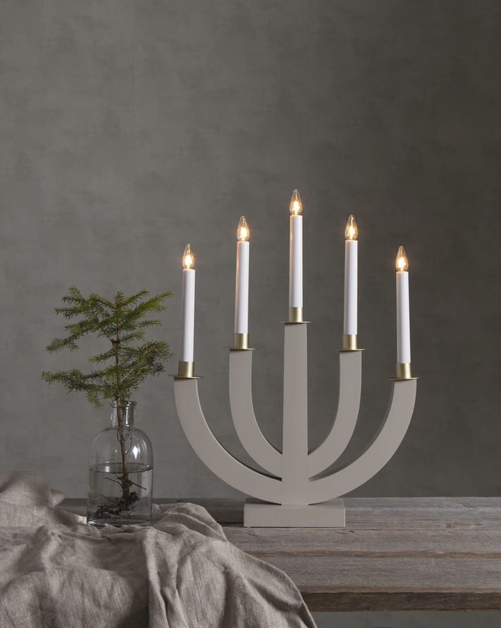 Eli adventskandelaar, Beige Star Trading