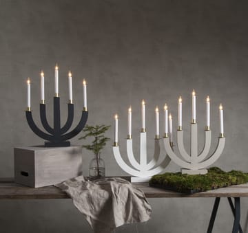 Eli adventskandelaar - Beige - Star Trading