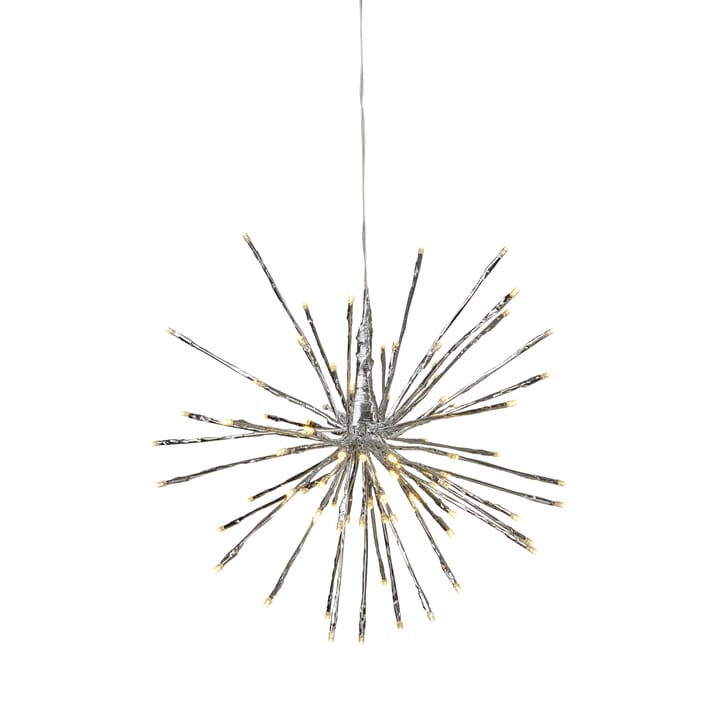 Firework hangende decoratie 30 cm., zilver Star Trading