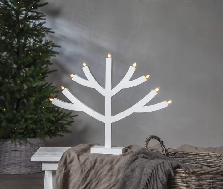 Grene adventskandelaar, Wit Star Trading