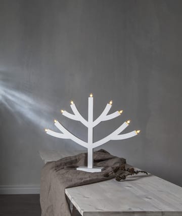 Grene adventskandelaar - Wit - Star Trading