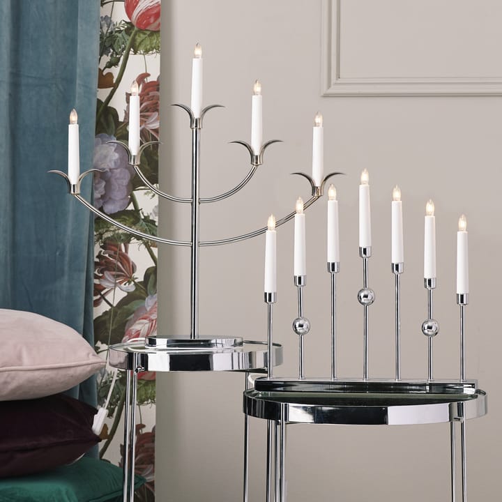 Gustavo adventslamp, chroom Star Trading