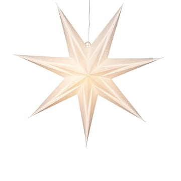 Holly papieren ster 60 cm - Wit - Star Trading