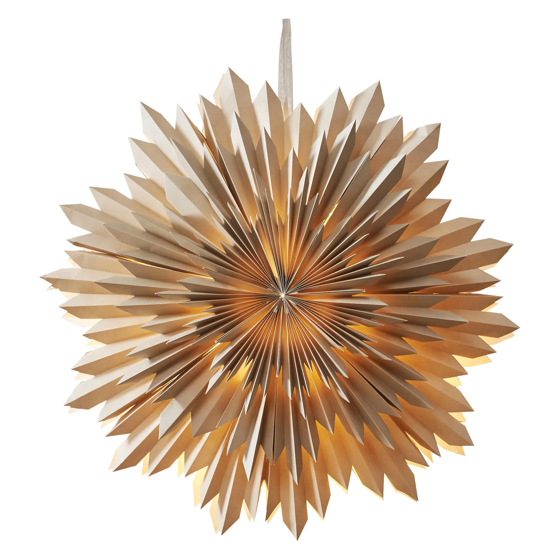 Ice adventsster Ø50 cm, Beige Star Trading