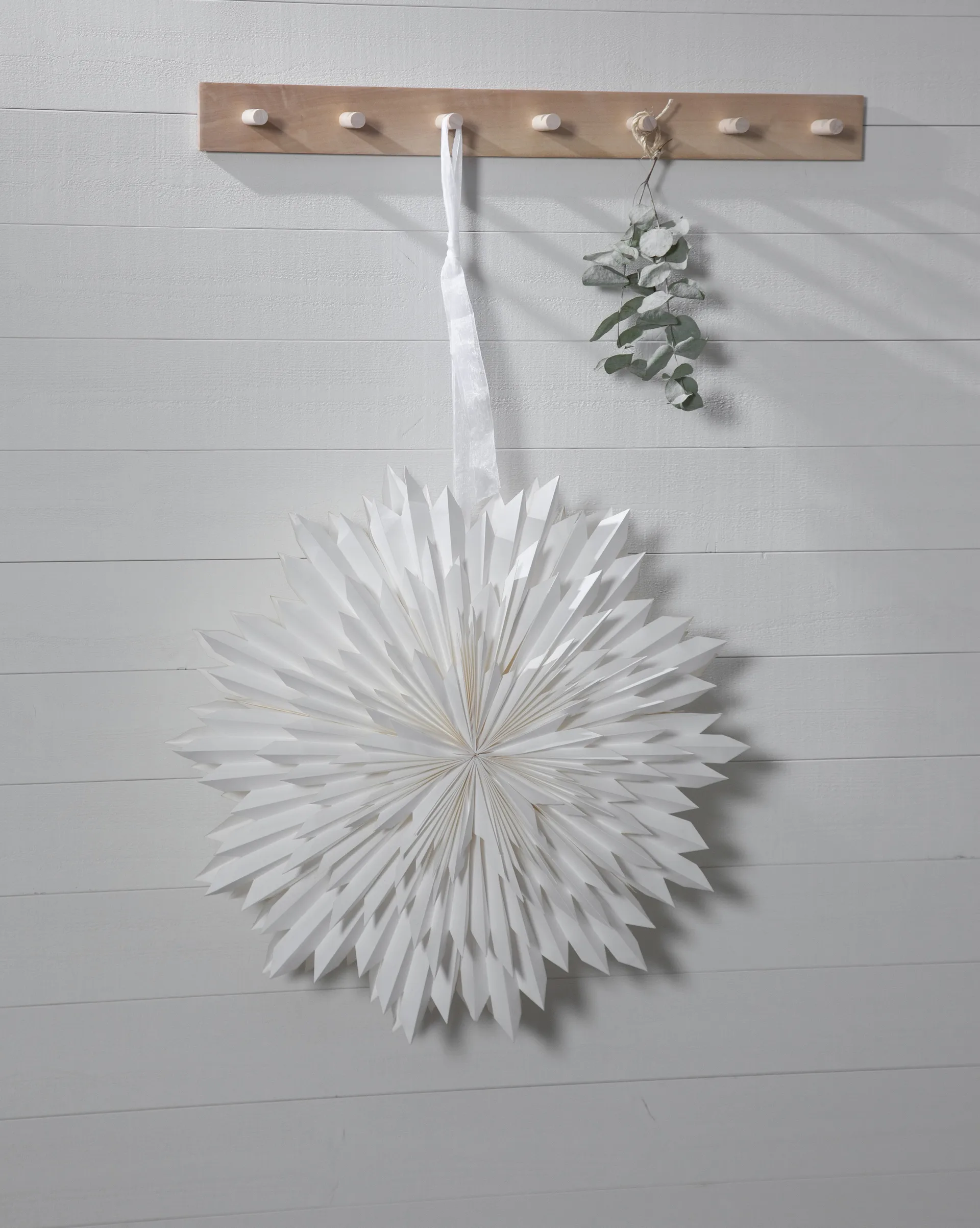 Ice adventsster Ø50 cm, Wit Star Trading