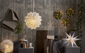 Ice adventsster Ø50 cm - Wit - Star Trading