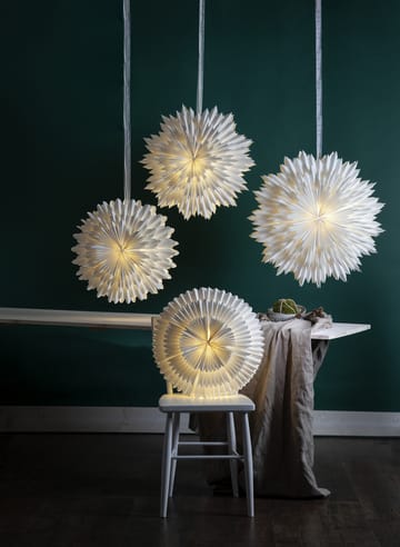 Ice adventsster Ø70 cm - Wit - Star Trading