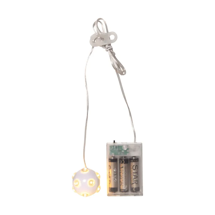 Lighty lichtsnoer, lichtbron voor adventssterren - Witte bal - Star Trading