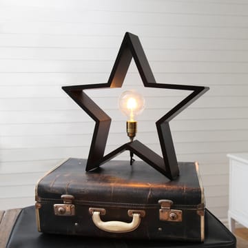 Lysekil adventsster staand - 48 cm. - Zwart - Star Trading