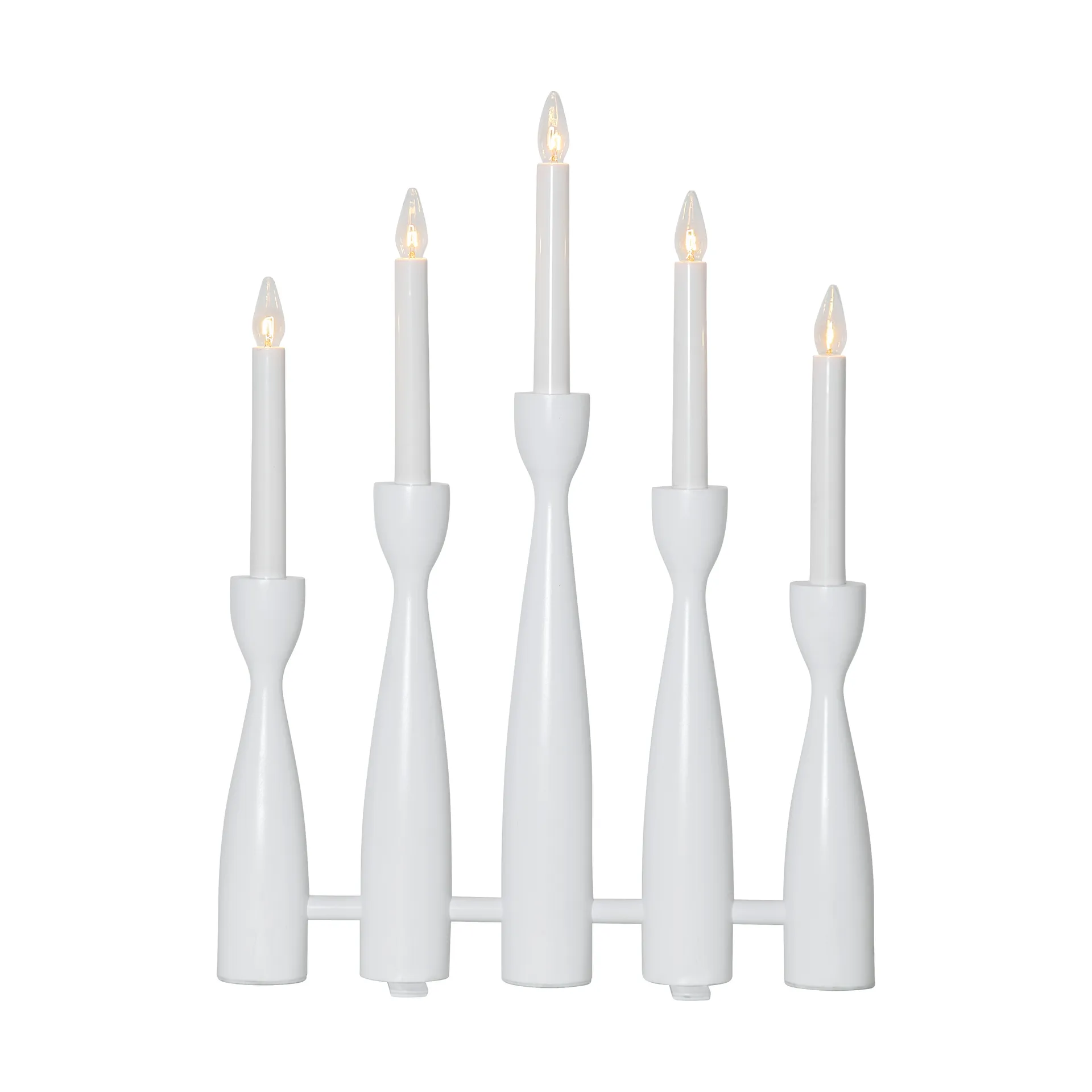 Midja 2.0 adventskandelaar, Wit Star Trading
