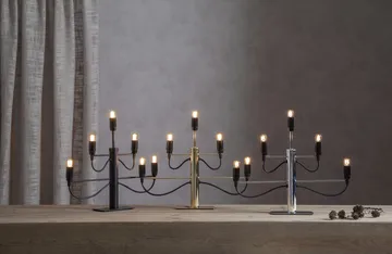 Milano 5 kandelaar 46 cm - Chroom - Star Trading