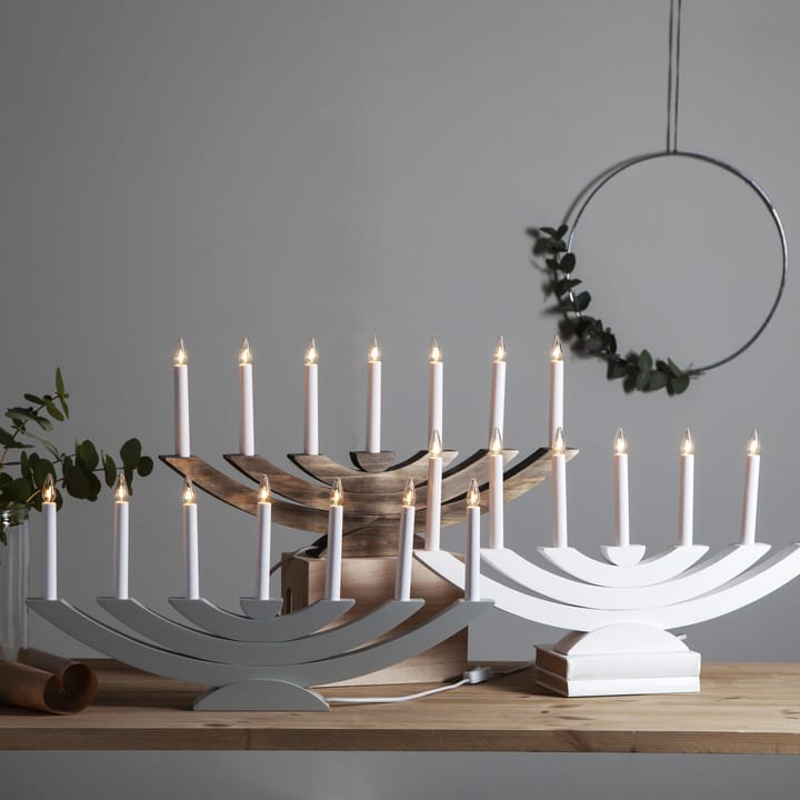 Navida adventskandelaar, Grijs Star Trading