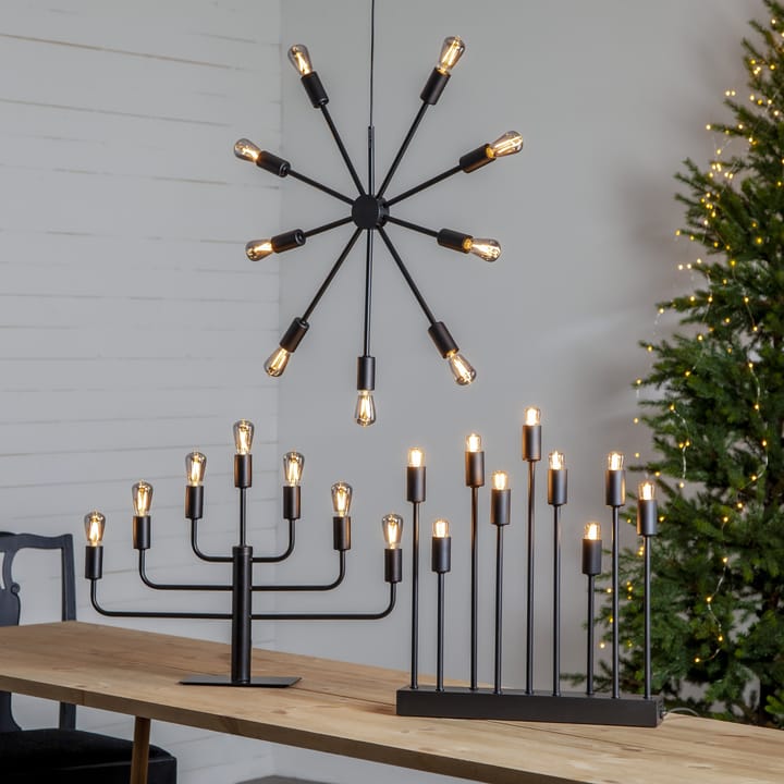 Pix adventslamp, Zwart Star Trading