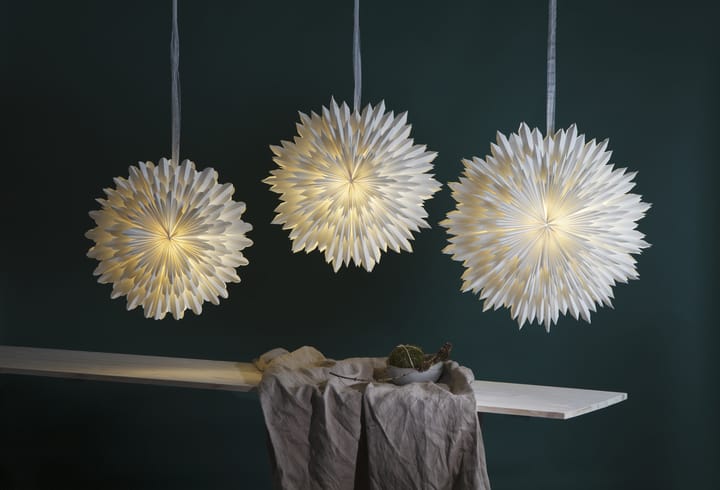 Snow adventsster Ø50 cm, Wit Star Trading