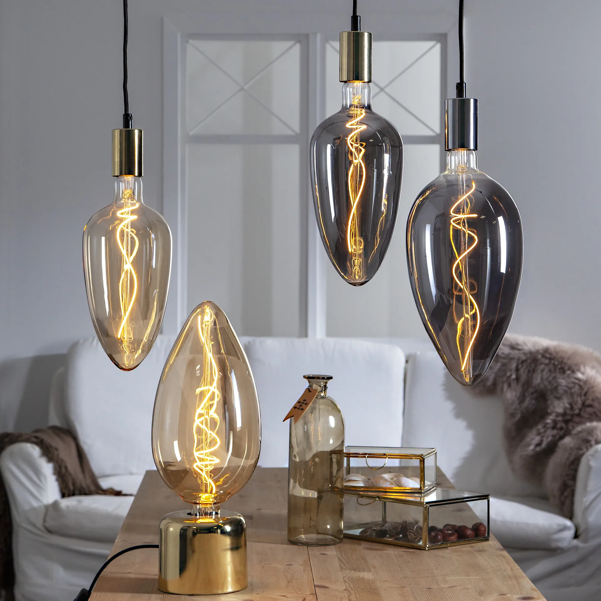 Star Trading E27 lichtbron, industrieel vintage, 33 cm, 2200K Star Trading