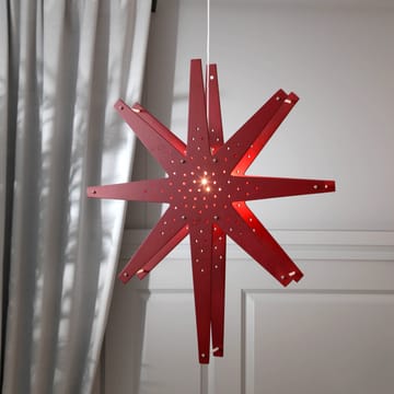 Tall adventsster 60x70 cm - Rood - Star Trading