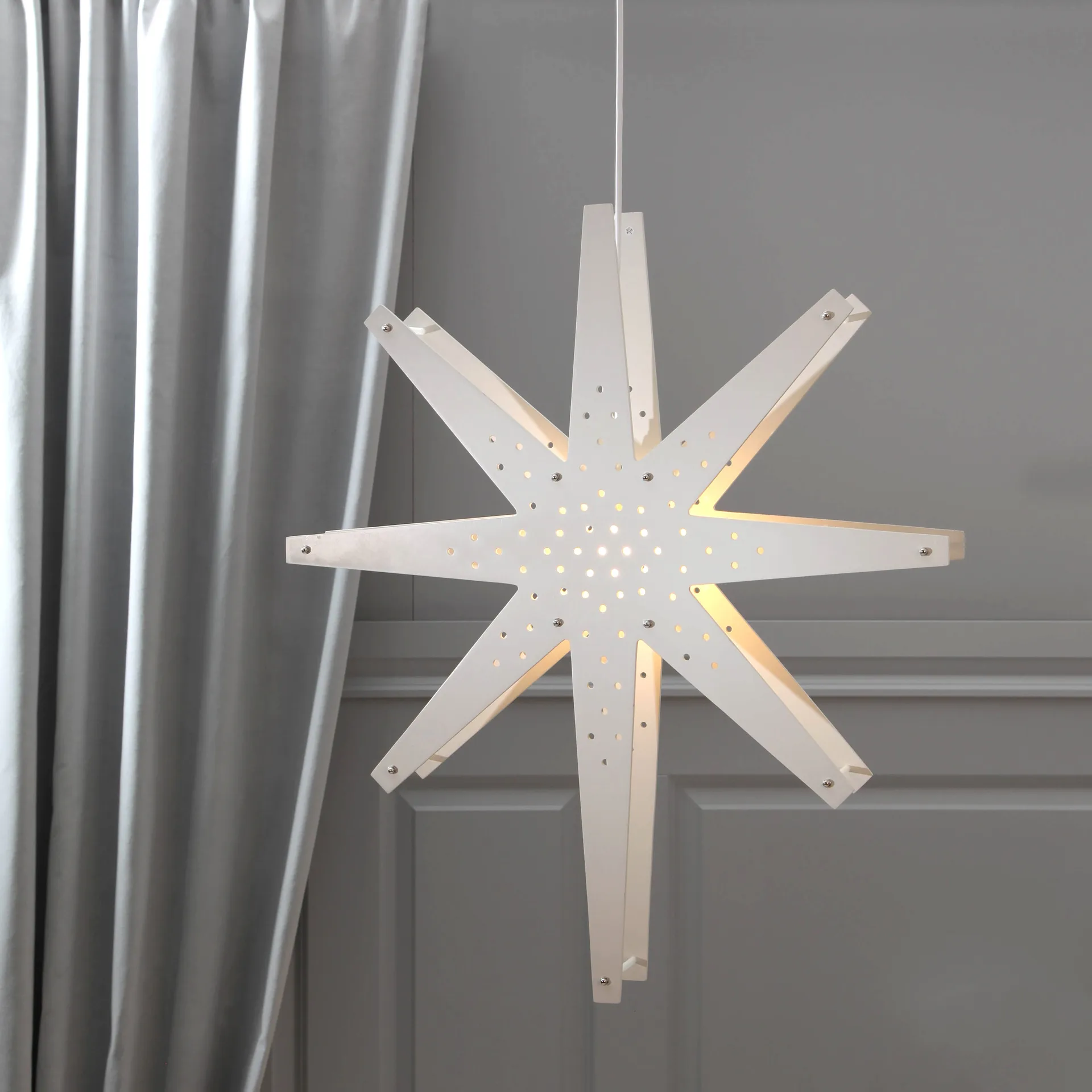 Tall adventsster 60x70 cm, Wit Star Trading
