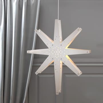 Tall adventsster 60x70 cm - Wit - Star Trading