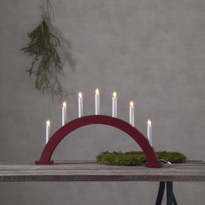 Trapp adventskandelaar boog, Rood Star Trading
