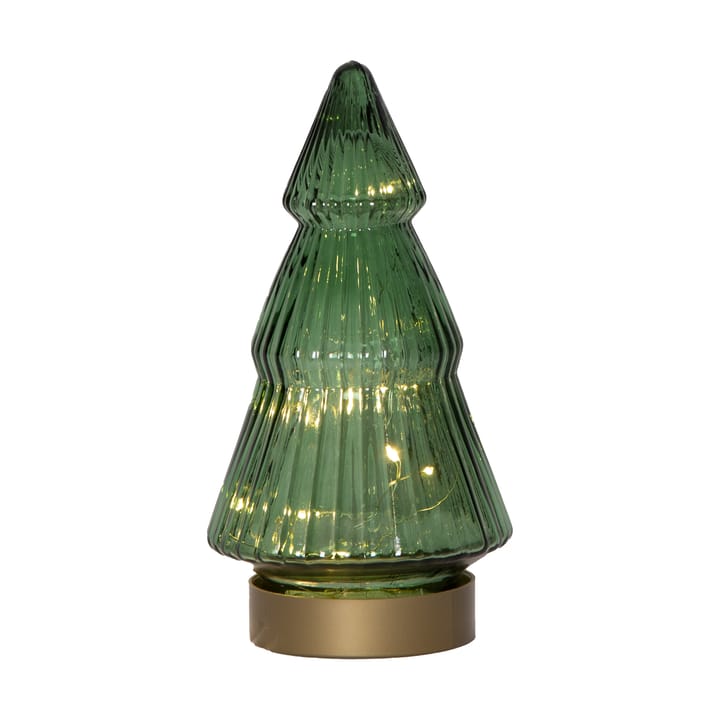 Verde glazen decoratie LED 20 cm - Groen - Star Trading