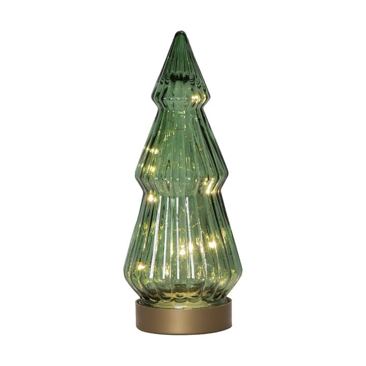 Verde glazen decoratie LED 24 cm - Groen - Star Trading
