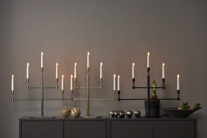 Vide adventskandelaar, Chroom Star Trading
