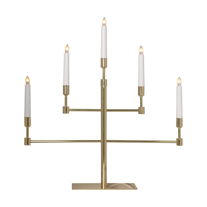 Vide adventskandelaar - Messing - Star Trading