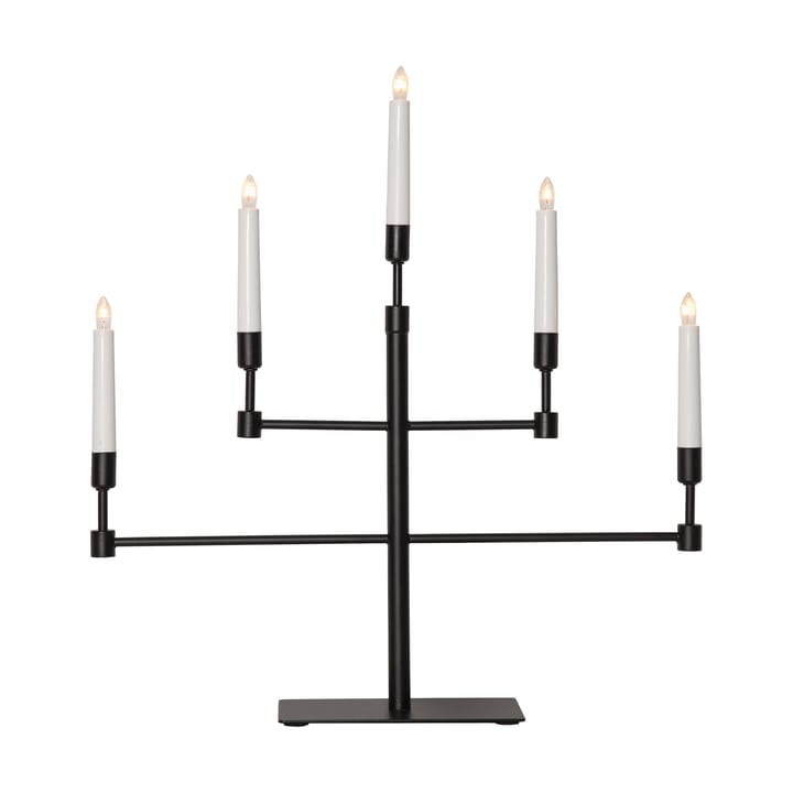 Vide adventskandelaar - Zwart - Star Trading