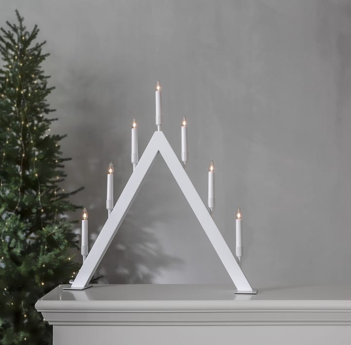 Vind A adventskandelaar, Wit Star Trading